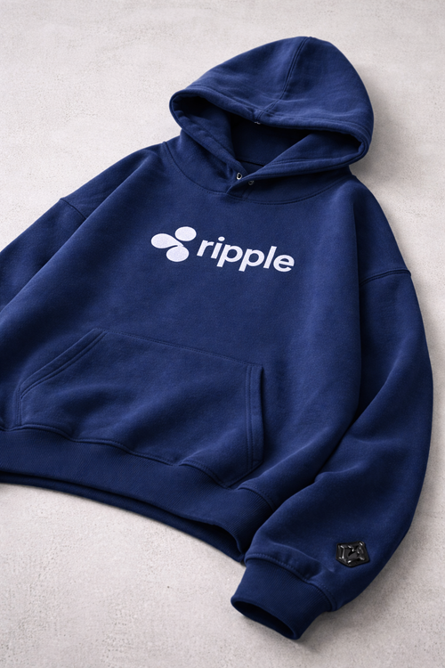 Ripple Military Blue Hoodie